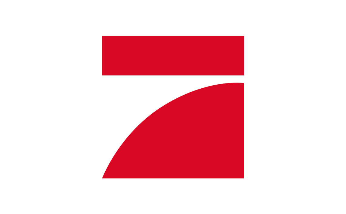 Television broadcasting logo of ProSieben a German entertainment and media company.