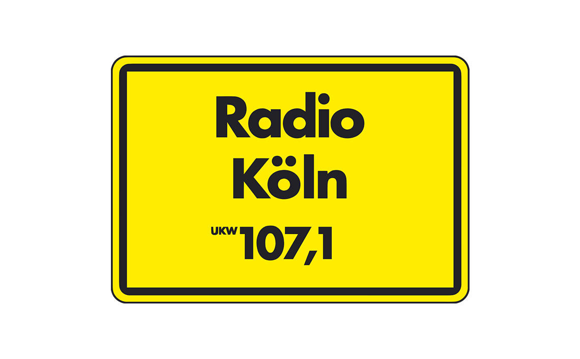 Radio K�ln-Sendelogo, ein Radiosender in K�ln, Deutschland.
