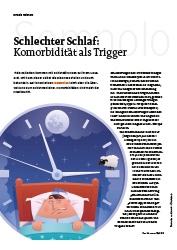 Magazin zum Thema Schlechter Schlaf: Komorbidit�t als Trigger